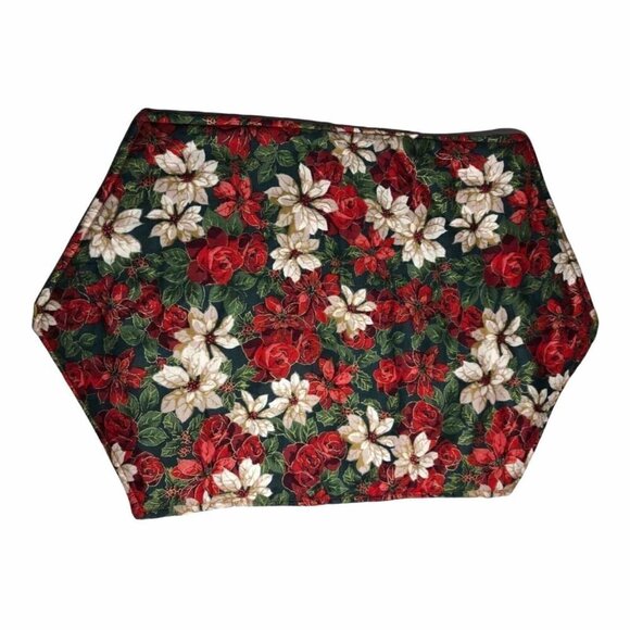 đź›’ $12 Reversible Set of 4x Cloth Placemats Autumn Fall Christmas #706-1 - Picture 1 of 2